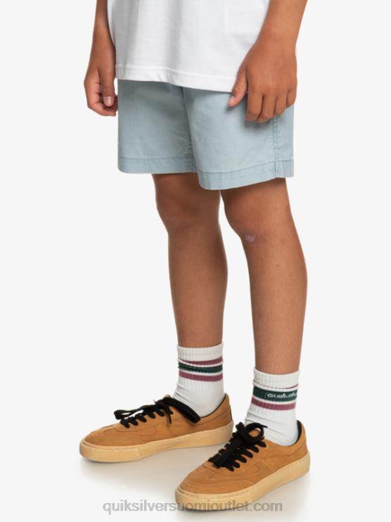 Quiksilver D6JJ2082 pojat taivaallisen sininen 8-16 taxer 15 vyötäröshortsit