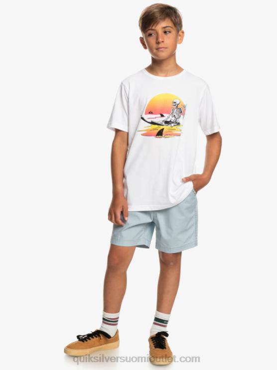 Quiksilver D6JJ2082 pojat taivaallisen sininen 8-16 taxer 15 vyötäröshortsit