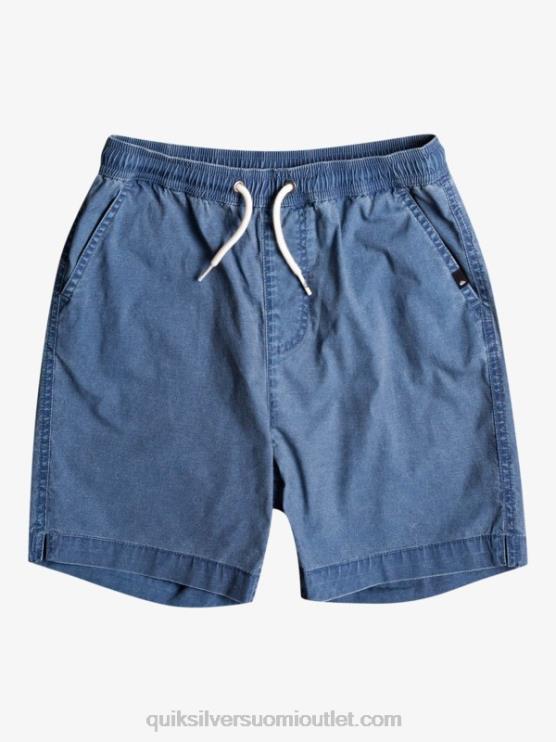 Quiksilver D6JJ2083 pojat merkki sininen 8-16 taxer 15 vyötäröshortsit