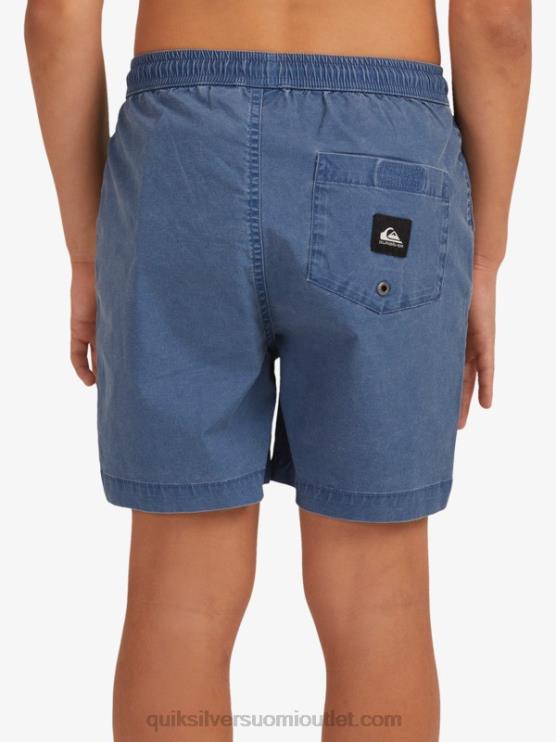 Quiksilver D6JJ2083 pojat merkki sininen 8-16 taxer 15 vyötäröshortsit