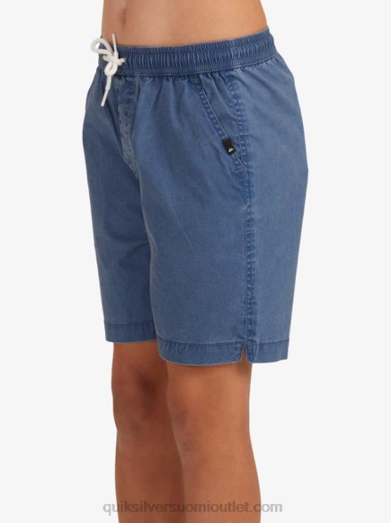 Quiksilver D6JJ2083 pojat merkki sininen 8-16 taxer 15 vyötäröshortsit