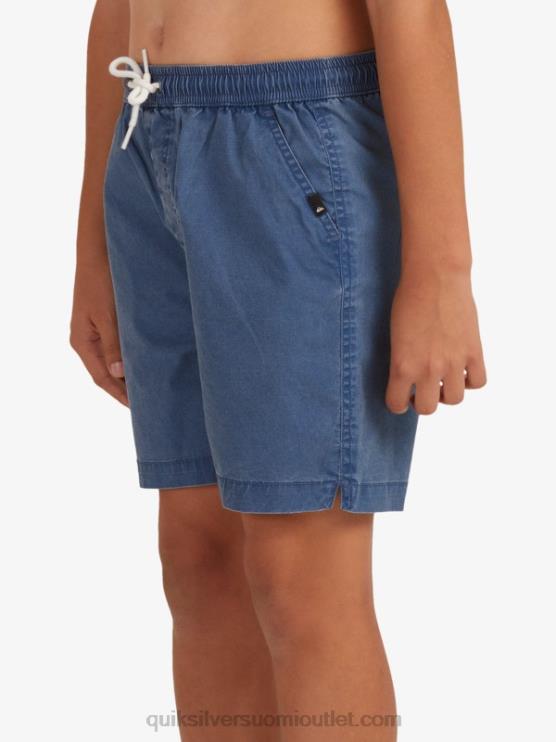 Quiksilver D6JJ2083 pojat merkki sininen 8-16 taxer 15 vyötäröshortsit