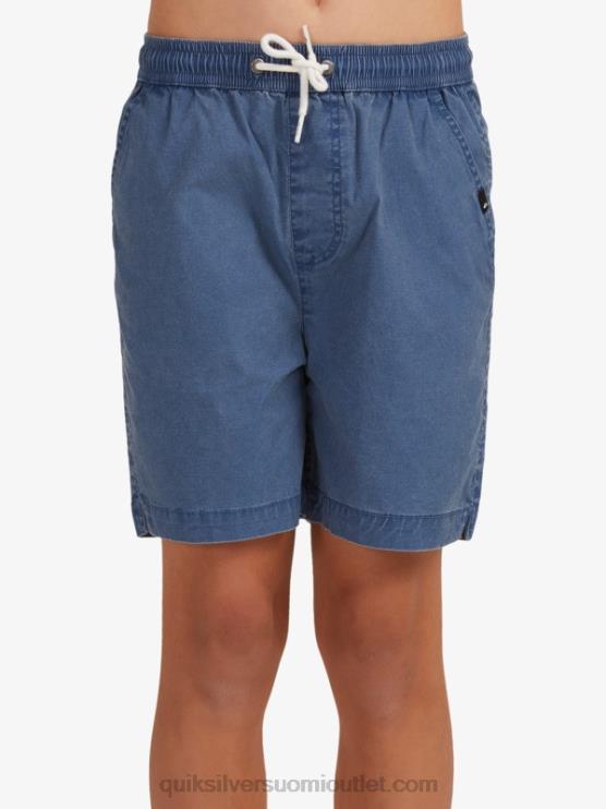 Quiksilver D6JJ2083 pojat merkki sininen 8-16 taxer 15 vyötäröshortsit