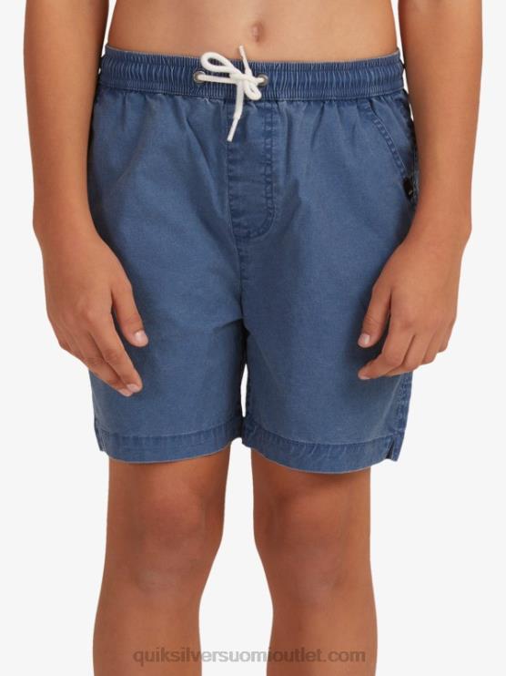 Quiksilver D6JJ2083 pojat merkki sininen 8-16 taxer 15 vyötäröshortsit