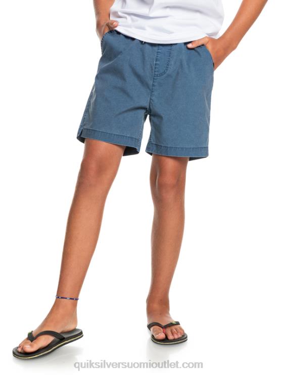 Quiksilver D6JJ2083 pojat merkki sininen 8-16 taxer 15 vyötäröshortsit