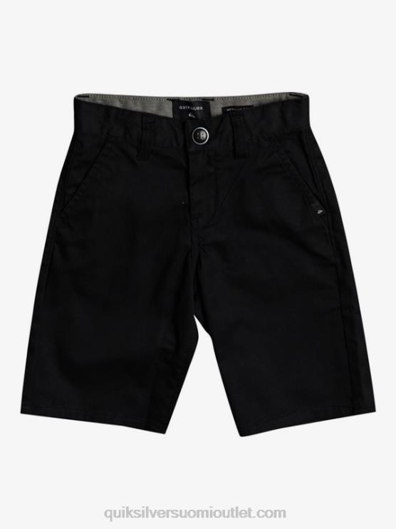 Quiksilver D6JJ2102 pojat musta 2-7 jokapäiväistä union-joustavaa chino-shortsit