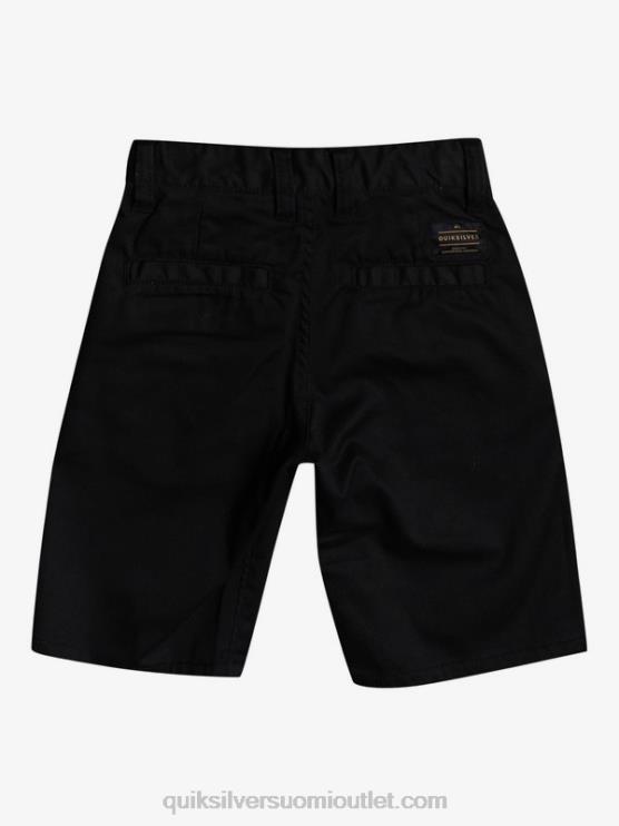 Quiksilver D6JJ2102 pojat musta 2-7 jokapäiväistä union-joustavaa chino-shortsit