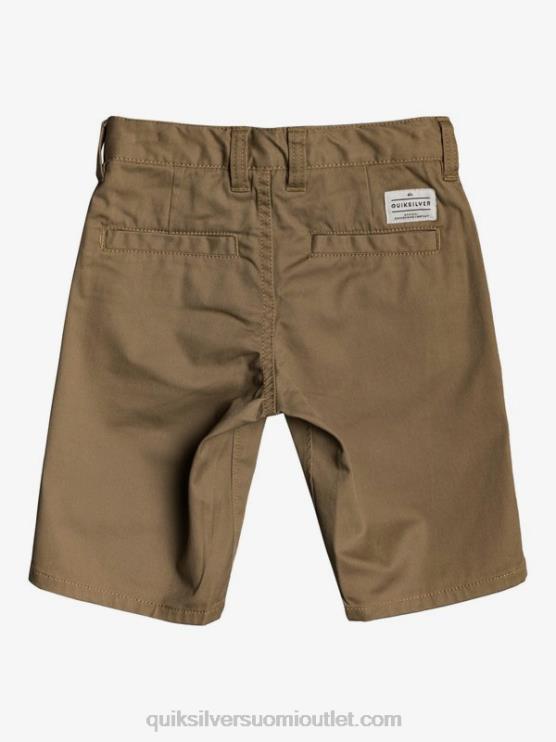 Quiksilver D6JJ2103 pojat jalavapuu 2-7 jokapäiväistä union-joustavaa chino-shortsit