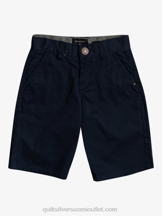 Quiksilver D6JJ2104 pojat laivasto bleiseri 2-7 jokapäiväistä union-joustavaa chino-shortsit