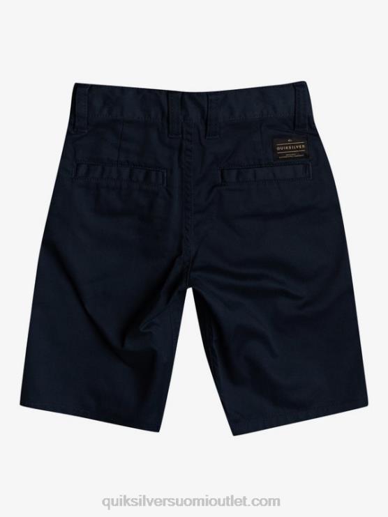 Quiksilver D6JJ2104 pojat laivasto bleiseri 2-7 jokapäiväistä union-joustavaa chino-shortsit