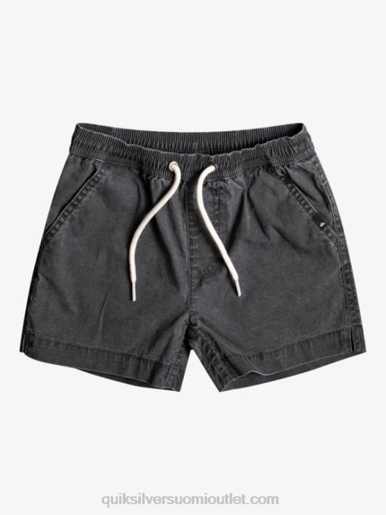 Quiksilver D6JJ2214 pojat musta 2-7 takserin joustavat shortsit