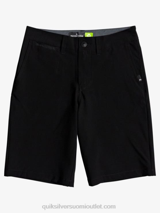 Quiksilver D6JJ2237 pojat musta 8-16 union amphibian 19 hybridishortsit