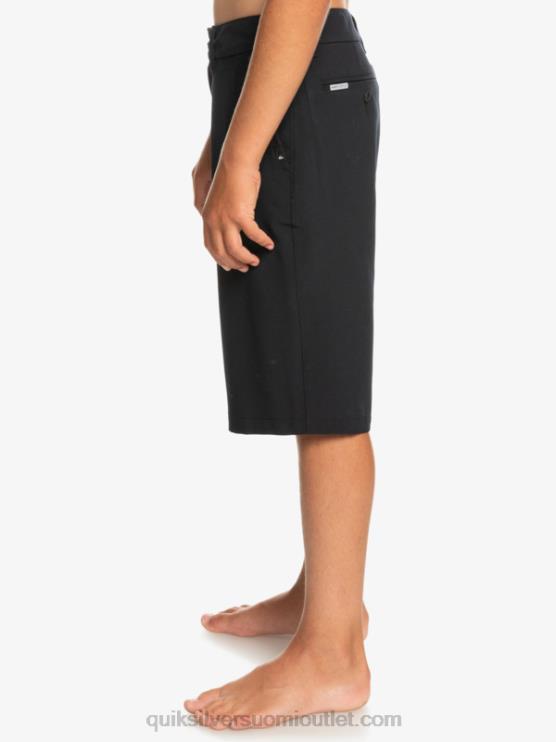 Quiksilver D6JJ2237 pojat musta 8-16 union amphibian 19 hybridishortsit