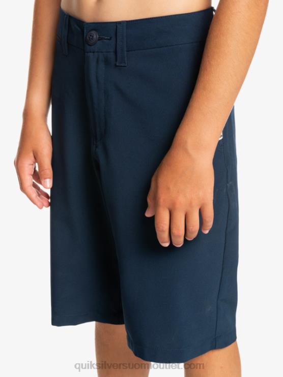 Quiksilver D6JJ2238 pojat laivasto bleiseri 8-16 union amphibian 19 hybridishortsit