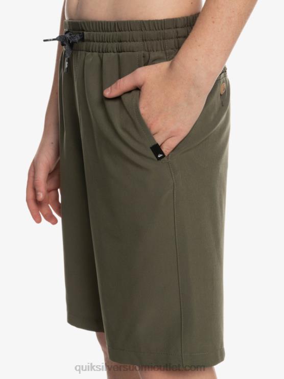 Quiksilver D6JJ2255 pojat rypäleen lehtiä 8-16 ocean elastiset amph yth 18 hybridishortsit
