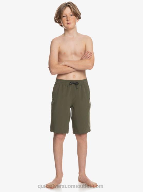 Quiksilver D6JJ2255 pojat rypäleen lehtiä 8-16 ocean elastiset amph yth 18 hybridishortsit
