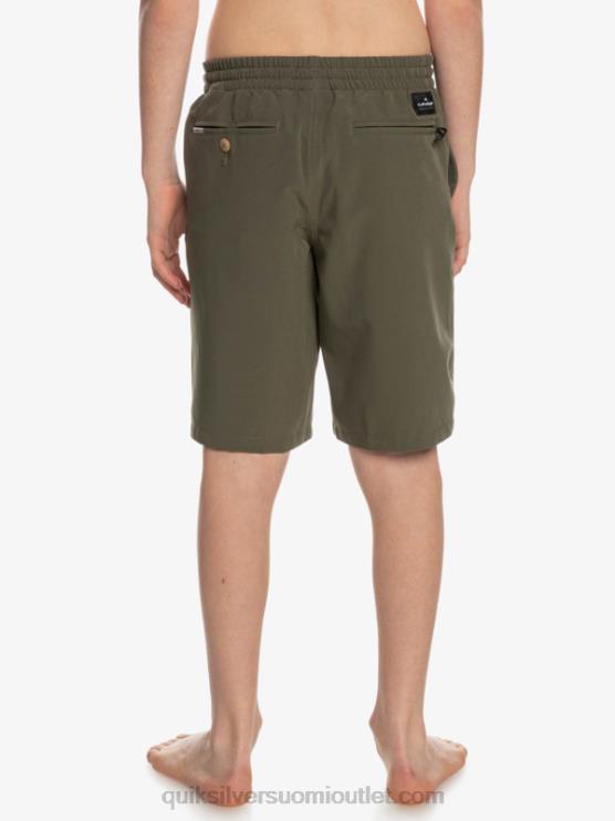 Quiksilver D6JJ2255 pojat rypäleen lehtiä 8-16 ocean elastiset amph yth 18 hybridishortsit