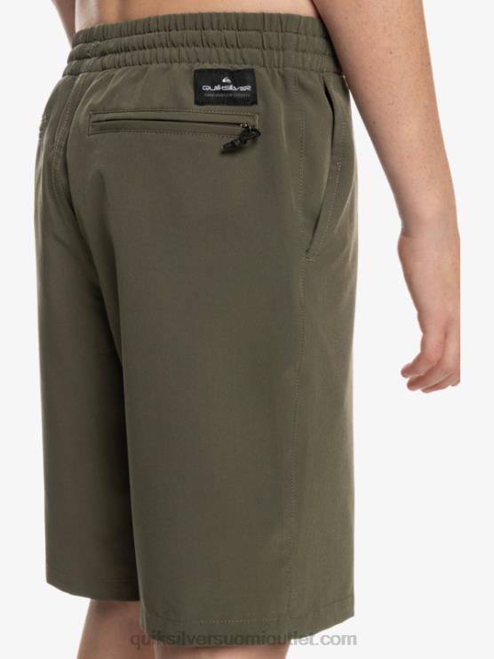 Quiksilver D6JJ2255 pojat rypäleen lehtiä 8-16 ocean elastiset amph yth 18 hybridishortsit