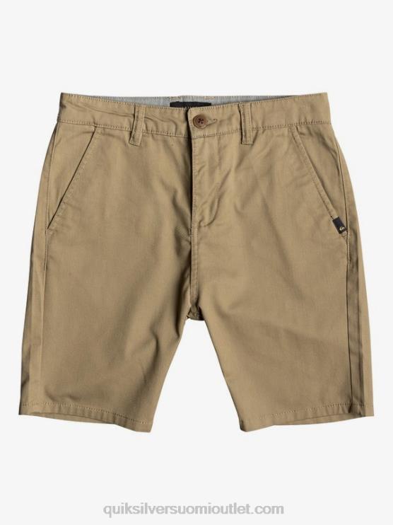 Quiksilver D6JJ2278 pojat jalavapuu 8-16 uudet jokapäiväiset 17 chinoshortsit