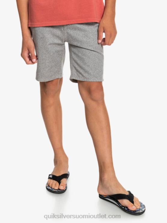 Quiksilver D6JJ2286 pojat vaaleanharmaa kanerva 8-16 päivittäin 17 chino shortsit