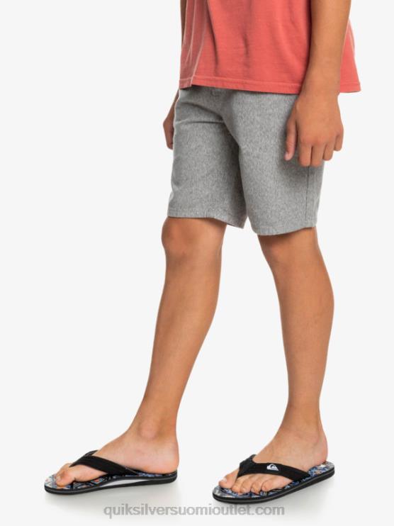 Quiksilver D6JJ2286 pojat vaaleanharmaa kanerva 8-16 päivittäin 17 chino shortsit
