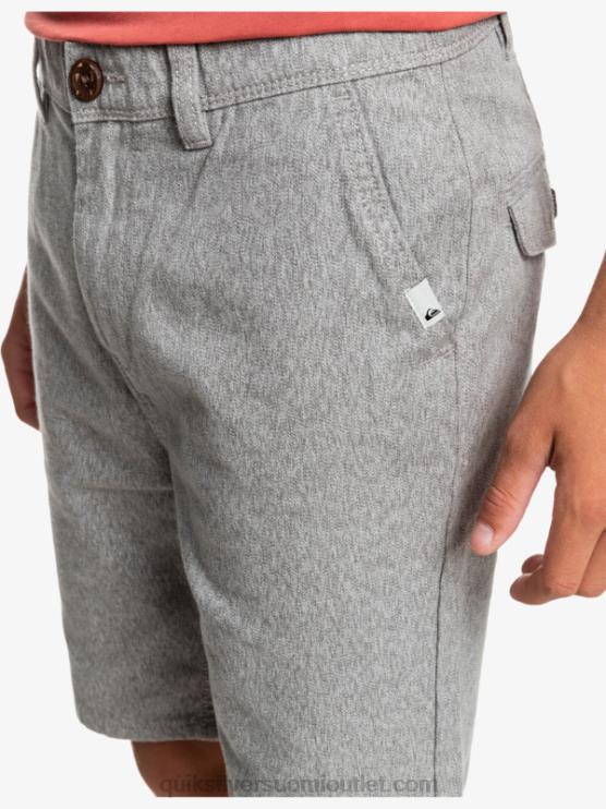 Quiksilver D6JJ2286 pojat vaaleanharmaa kanerva 8-16 päivittäin 17 chino shortsit