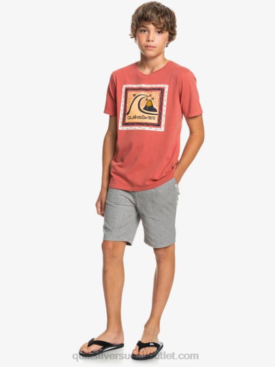 Quiksilver D6JJ2286 pojat vaaleanharmaa kanerva 8-16 päivittäin 17 chino shortsit
