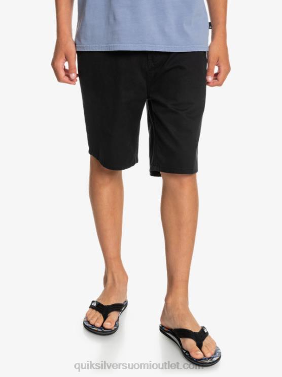 Quiksilver D6JJ2287 pojat musta 8-16 päivittäin 17 chino shortsit