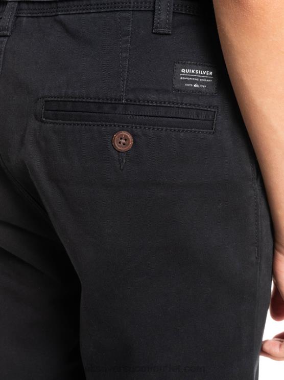 Quiksilver D6JJ2287 pojat musta 8-16 päivittäin 17 chino shortsit