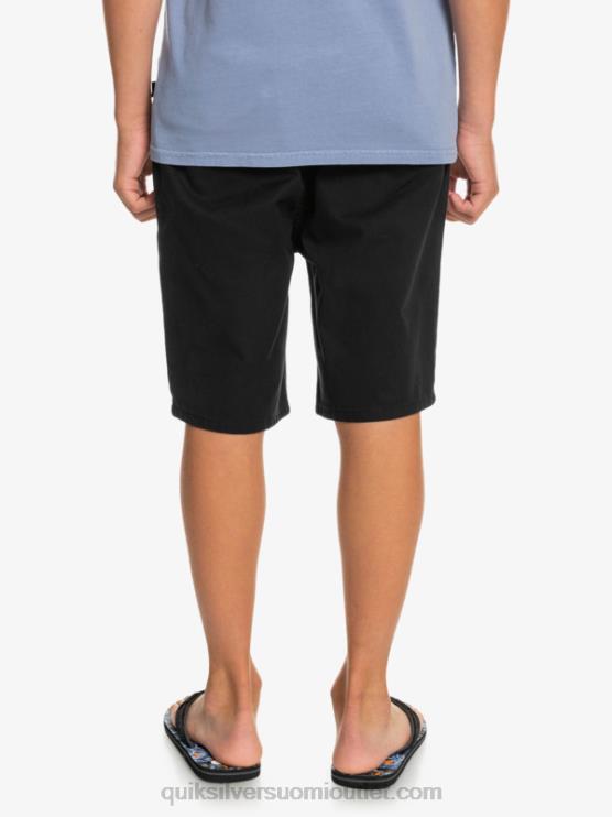 Quiksilver D6JJ2287 pojat musta 8-16 päivittäin 17 chino shortsit