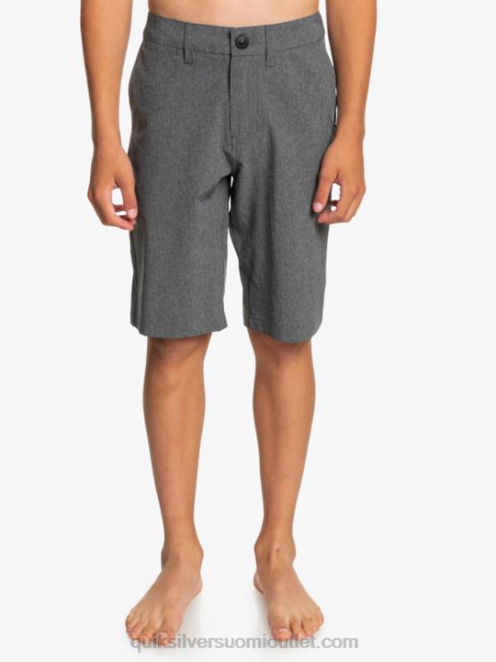 Quiksilver D6JJ2313 pojat musta 8-16 union kanerva sammakkoeläin 19 hybridishortsit