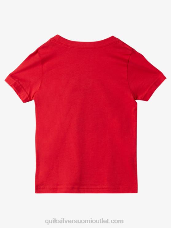 Quiksilver D6JJ1930 pojat korkean riskin punainen 2-7 home of the wave t-paita