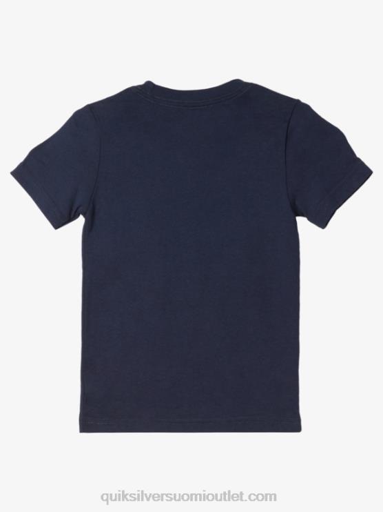 Quiksilver D6JJ1931 pojat laivasto bleiseri 2-7 home of the wave t-paita
