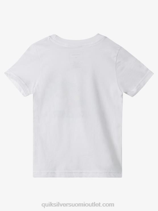 Quiksilver D6JJ1937 pojat valkoinen 2-7 rauhan mielen t-paita