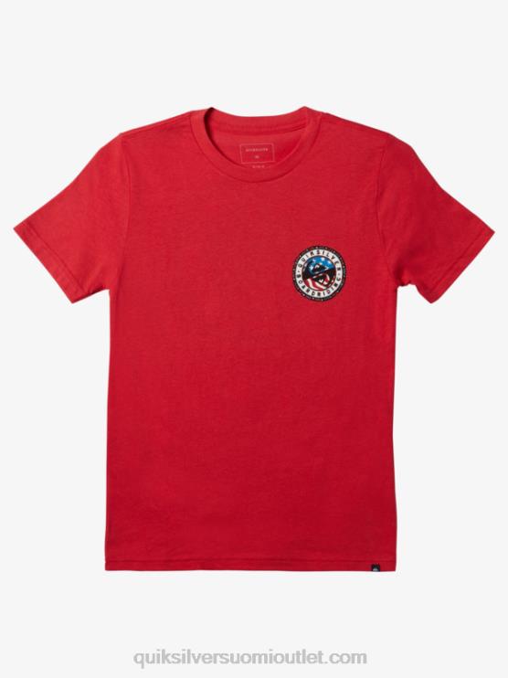 Quiksilver D6JJ1942 pojat korkean riskin punainen 8-16 kesän hauska t-paita