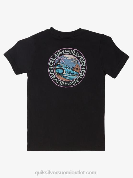 Quiksilver D6JJ1952 pojat musta 2-7 suolaista tarinaa t-paita