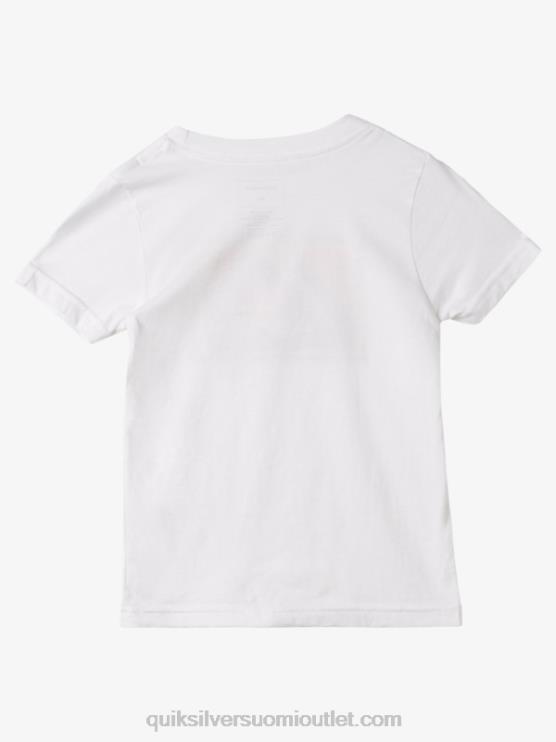Quiksilver D6JJ1960 pojat valkoinen 2-7 rad heritage t-paita