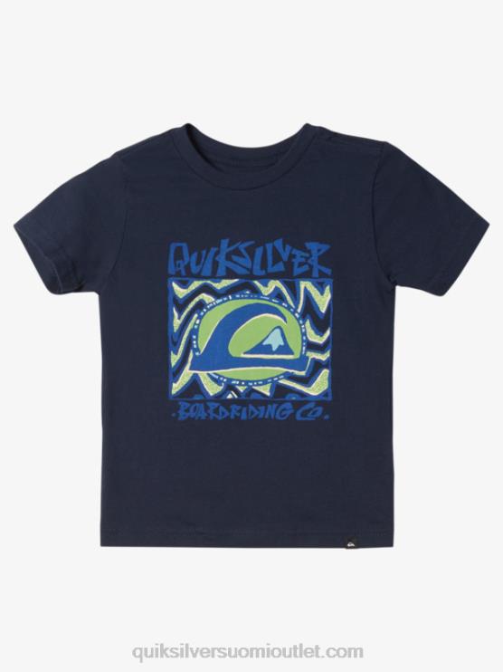 Quiksilver D6JJ1963 pojat laivasto bleiseri 2-7 keskiyön aurinko t-paita