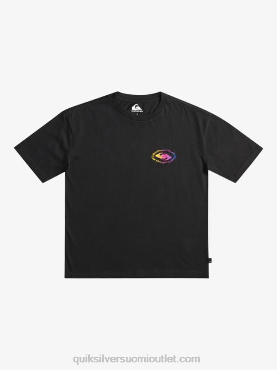 Quiksilver D6JJ1966 pojat musta 8-16 radikaali lippu t-paita