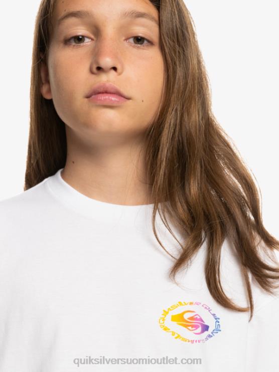 Quiksilver D6JJ1967 pojat valkoinen 8-16 radikaali lippu t-paita
