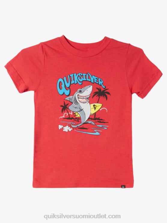 Quiksilver D6JJ1968 pojat korkean riskin punainen 2-7 pesty t-paita