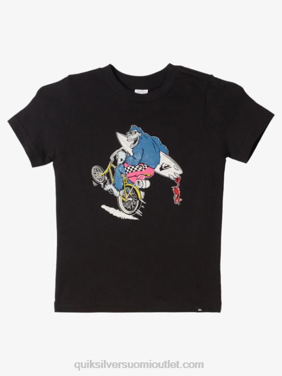 Quiksilver D6JJ1972 pojat musta 2-7 Wheelin t-paita