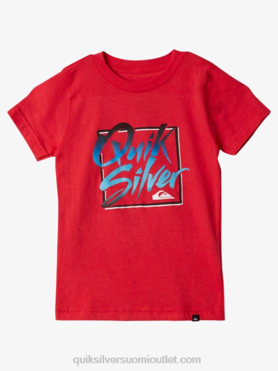 Quiksilver D6JJ1976 pojat korkean riskin punainen 2-7 kesäinen t-paita