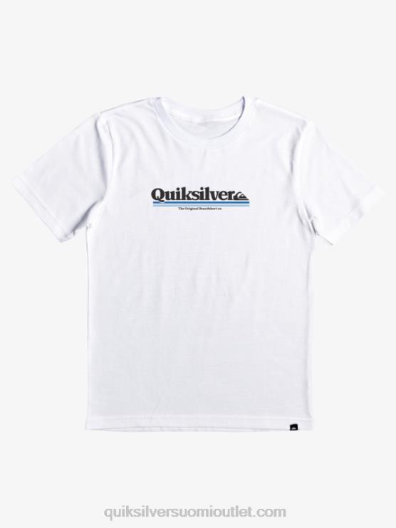 Quiksilver D6JJ2090 pojat valkoinen 8-16 rivien välissä t-paita