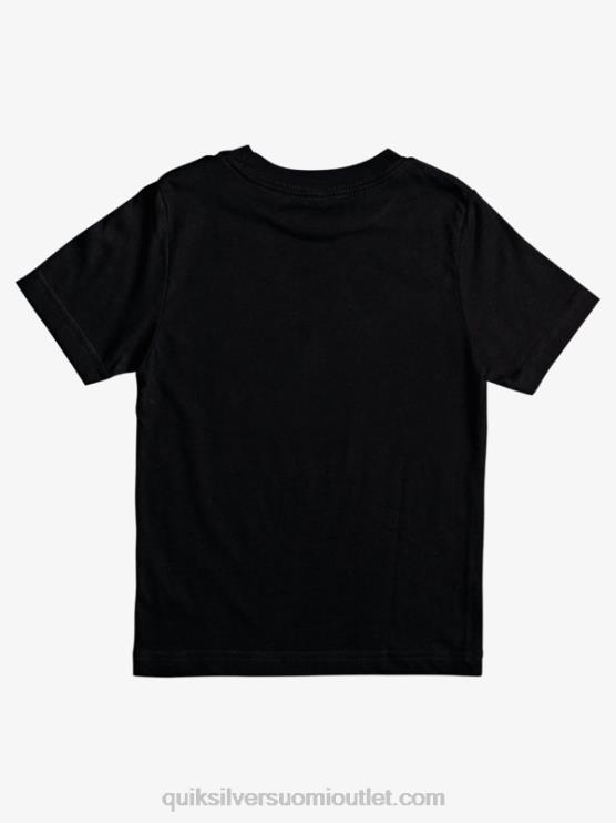 Quiksilver D6JJ2091 pojat musta 8-16 rivien välissä t-paita