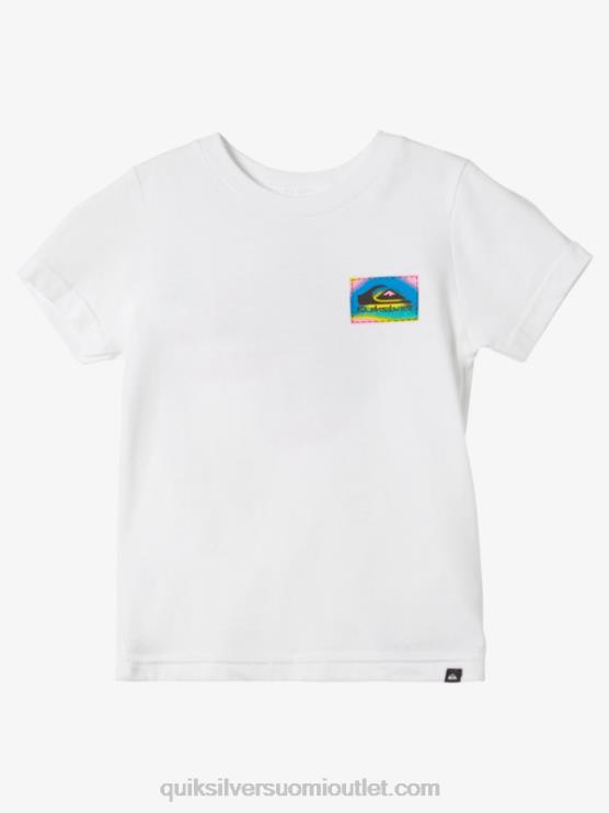 Quiksilver D6JJ2094 pojat valkoinen 2-7 värin flow t-paita