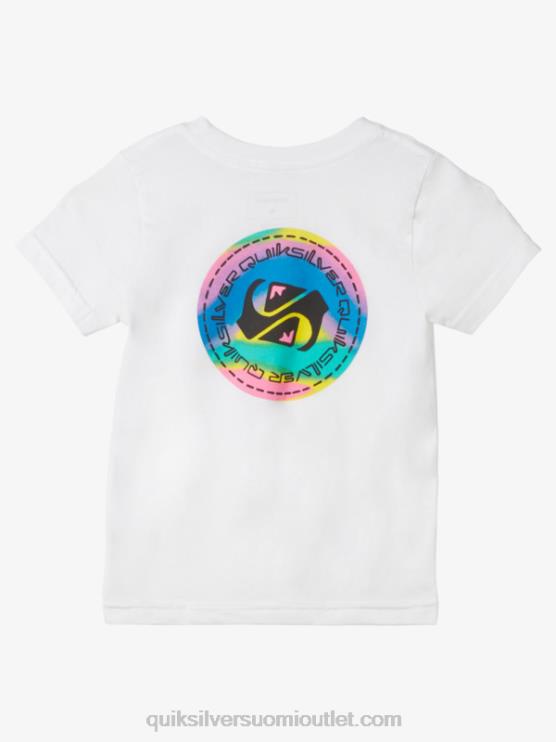 Quiksilver D6JJ2094 pojat valkoinen 2-7 värin flow t-paita
