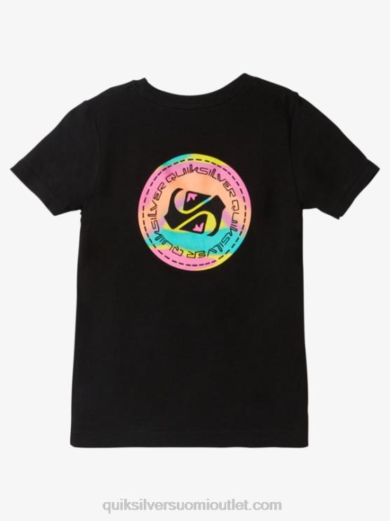 Quiksilver D6JJ2095 pojat musta 2-7 värin flow t-paita