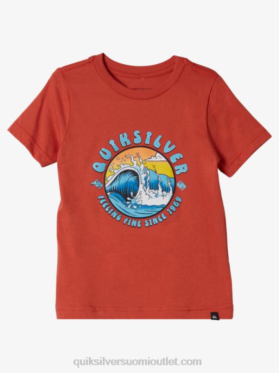 Quiksilver D6JJ2128 pojat mekan oranssi 2-7 valotunneli t-paita