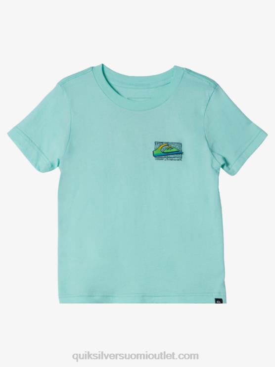 Quiksilver D6JJ2143 pojat rantalasi 2-7 retrohaalistuva t-paita